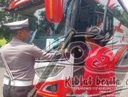 Polres Pelabuhan Tanjung Perak Gelar Sosialisasi Tagline ‘Mudik Aman Keluarga Nyaman’ dan Hotline Mudik 110.