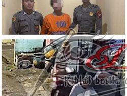 Polres Pelabuhan Tanjung Perak Amankan Satu Pelaku Curanmor yang Terekam CCTV dan Viral Dimedsos