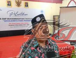 Lantik Kepala Sekolahnya Para Pemimpin, Ini Pesan Ketua PDM Surabaya