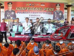 Polresta Banyuwangi Berhasil Ungkap Kasus Narkoba Sita 2 Kilogram Sabu