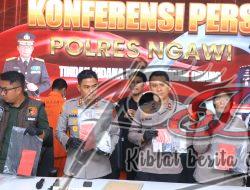 Polres Ngawi Berhasil Ungkap Kasus TPPO Dalih Adopsi 4 Tersangka Diamankan