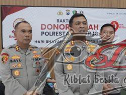 Sambut Hari Bhayangkara Ke-79, Polresta Sidoarjo Gelar Donor Darah untuk Kemanusiaan