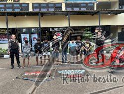 Patroli Perintis Presisi Satsamapta Polres Tanjung Perak Gagalkan Aksi Tawuran, 8 Remaja Diamankan