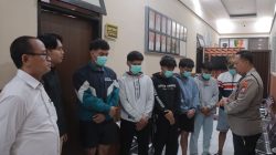 Polres Blitar Amankan Enam Anggota Oknum Perguruan Silat Usai Aksi Penghadangan di Lodoyo