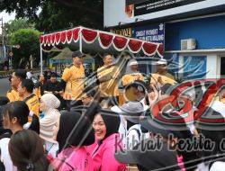 Jalan Sehat “Uklam Tahes” Meriahkan Peringatan Hari Bhayangkara ke-79 di Kota Malang