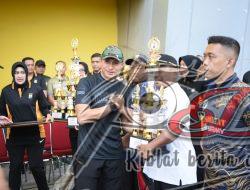 Semarak Hari Bhayangkara ke-79, Polres Gresik Gelar Olahraga Bersama di Stadion Gejos