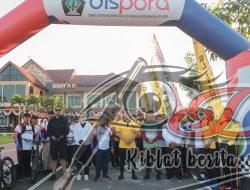 Peringati HUT Bhanyangkara ke 79, Polres Blitar Gelar Gowes Bersama Forkopimda Blitar Raya