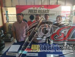 Ungkap Kasus Pencurian Sepeda Motor, Unit Reskrim Polsek Sukomanunggal Amankan Residivis Spesialis Parkiran Kost