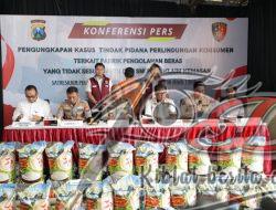 Polda Jatim Bongkar Praktik Curang Produksi Beras Premium Palsu di Sidoarjo, Satu Tersangka Diamankan