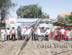 Sinergi Polres Tanjung Perak dan Santri Ponpes Al Fitrah, Tanam Jagung Dukung Ketahanan Pangan Nasional