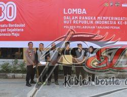 Semarak HUT ke-80 RI, Polres Pelabuhan Tanjung Perak Tumbuhkan Kebersamaan Lewat Perlombaan