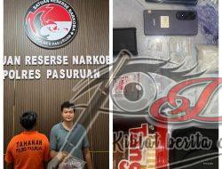 Polres Pasuruan Tangkap Kurir Sabu di Gempol, Amankan 161 Gram Sabu dan Ekstasi