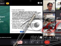 Webinar Moderasi Beragama UMM: Terorisme Bukan Soal Agama, Melainkan Motif Sosial, Ekonomi, dan Ideologi