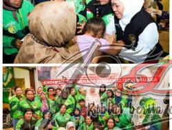 Ojol jatim Nyatakan Dukung Penuh Terhadap Khofifah