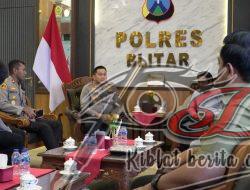 Kapolres Blitar Audiensi dengan Petani Jagung dari Empat Daerah