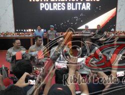 Polres Blitar Berhasil Ungkap Kasus Pasca kerusuhan Pengerusakan, Pencurian, dan Pembakaran di Gedung DPRD Kabupaten Blitar