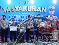 Hari Lalu Lintas Bhayangkara ke-70, Satlantas Polres Gresik Gelar Tasyakuran dan Santunan Anak Yatim