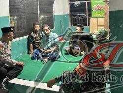 Giat Poskamling Dialogi dengan Warga, Polsek Beji Perkuat Keamanan di Gunung Gangsir