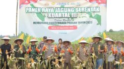 Kapolres Blitar Gelar Panen Raya Jagung Serentak Kuartal III : Bukti Sinergi Lintas Sektor untuk Ketahanan Pangan