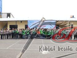 Polres Pelabuhan Tanjung Perak dan Komunitas Ojol Bersinergi Jaga Keamanan Surabaya Melalui Apel Kamtibmas