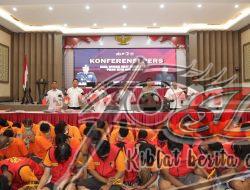 Curanmor dan Curat Dominasi 1.443 Kasus yang Diungkap Polda Jatim dalam Operasi Sikat Semeru 2025