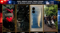 Satreskrim Polres Gresik Ringkus Pencuri HP di Manyar, Gasak 4 Ponsel Saat Pesta Ulang Tahun