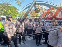 Polres Pelabuhan Tanjung Perak Kerahkan 696 Personel Amankan Pengesahan Warga Baru PSHT di Surabaya.