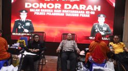 Sambut Hari Bhayangkara ke-80, Polres Pelabuhan Tanjung Perak Gelar Aksi Donor Darah, Kumpulkan 78 Kantong Darah