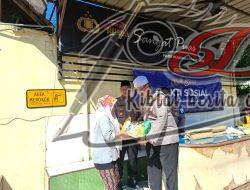 Peringati Hari Bhayangkara ke-80, Polsek Pabean Cantikan Bagikan Sembako untuk Warga dan Jukir