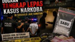 Hampir Sebulan Tanpa Penjelasan, Dugaan Tangkap Lepas Narkotika di Polresta Sidoarjo Jadi Sorotan