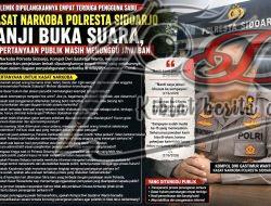 Kasat Narkoba Polresta Sidoarjo: ‘Nanti Kami Jawab’, Publik Menanti Transparansi Penanganan Kasus