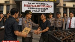 Ada Mahar, Dugaan Tangkap Lepas Tiga Terduga Pencurian Di Polres Mojokerto Kota