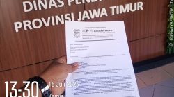 KPK Nusantara Gelar Aksi Damai di Dindik Jatim, Dorong Transparansi Penanganan Dugaan Pelanggaran Etik Kepala SMKN 1 Geger