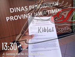 KPK Nusantara Gelar Aksi Damai di Dindik Jatim, Dorong Transparansi Penanganan Dugaan Pelanggaran Etik Kepala SMKN 1 Geger