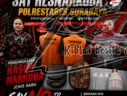 Satresnarkoba Polrestabes Surabaya Bekuk Dua pengedar, Bohlam Lampu jadi Tempat Sabu