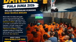 Rutan Surabaya Hadirkan Nobar Piala Dunia 2026, Wujud Pembinaan Humanis bagi Warga Binaan