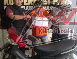 Unit Reskrim Polsek Kenjeran Amankan Pelaku Pembobolan Gudang Plastik Tambak Wedi Surabaya.