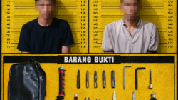 Unit Reskrim Polsek Genteng Amankan Dua Sepupu Spesialis Motor Parkir Warkop