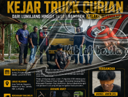 Subdit 3 Jatanras Polda Jatim Kejar Truck Curian dari Lumajang hingga Pasar Ranggeh, Pelaku Ditangkap