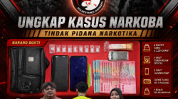 Residivis Kembali Edarkan Sabu, Satresnarkoba Polrestabes Surabaya Buru Bandar Pemasok
