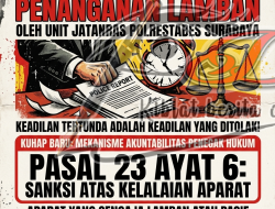 Singgung KUHAP Baru Pasal 23 Ayat 6, Masyarakat Minta Polri Profesional Dalam Penanganan Perkara 