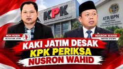 KAKI Jatim Desak KPK Periksa Nusron Wahid, Temuan Rekening Setoran BPN Jatim Jadi Alarm Keras