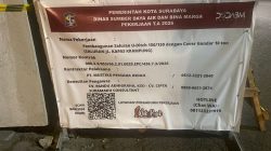 Bertolak Belakang Dengan Walikota, Saat Dikonfirmasi Tentang Proyek Krampung Kabid DSDABM Adi Gumita Bungkam