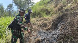 Cegah Karhutla di Lereng Merapi, Babinsa dan Petugas TNGM Perkuat Patroli dan Pemetaan Jalur Evakuasi