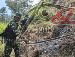 Cegah Karhutla di Lereng Merapi, Babinsa dan Petugas TNGM Perkuat Patroli dan Pemetaan Jalur Evakuasi