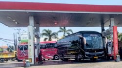 Dugaan Bus Pariwisata Dengan Modifikasi Tangki Digunakan Untuk Melangsir Solar Di Beberapa SPBU Madiun