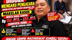 diduga Mengaku Pengacara, Oknum Ketua LSM Pasopati Nusantara Jaya Disorot: Dana Ratusan Juta Perkara Tanah Mangkrak