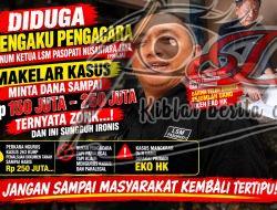 diduga Mengaku Pengacara, Oknum Ketua LSM Pasopati Nusantara Jaya Disorot: Dana Ratusan Juta Perkara Tanah Mangkrak