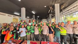 Cangkrukan Ojol Kamtibmas, Polres Tanjung Perak Ajak Driver Jadi Pelopor Keselamatan