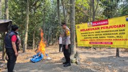 Polres Kediri Bongkar Arena Sabung Ayam di Plosorejo, Respon Cepat Aduan Masyarakat